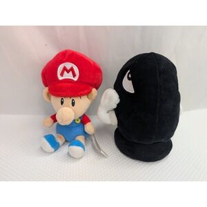 Nintendo Super Mario Plush Torpedo Little Buddy Stuffed Animal Toy 2017 2019
